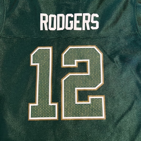 NFL Team Apparel Aaron Rodgers #12 Green Bay Packers Football Jersey 18M - Picture 7 of 7
